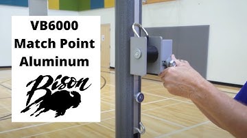 VB6000 Match Point Aluminum Volleyball Systems from Bison, Inc.