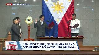 Sen. Migz Zubiri takes his oath as Senate Majority Leader | GMA News
