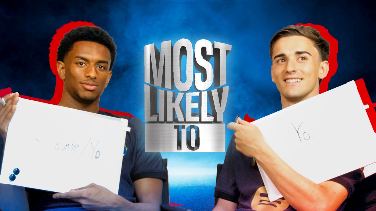 MOST LIKELY TO with BALDE & GAVI | FC BARCELONA 🔵🔴