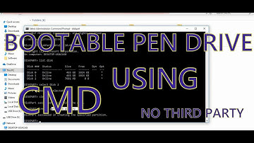 How To Create Bootable Pen Drive Using CMD | Hindi | Without Third Party Software