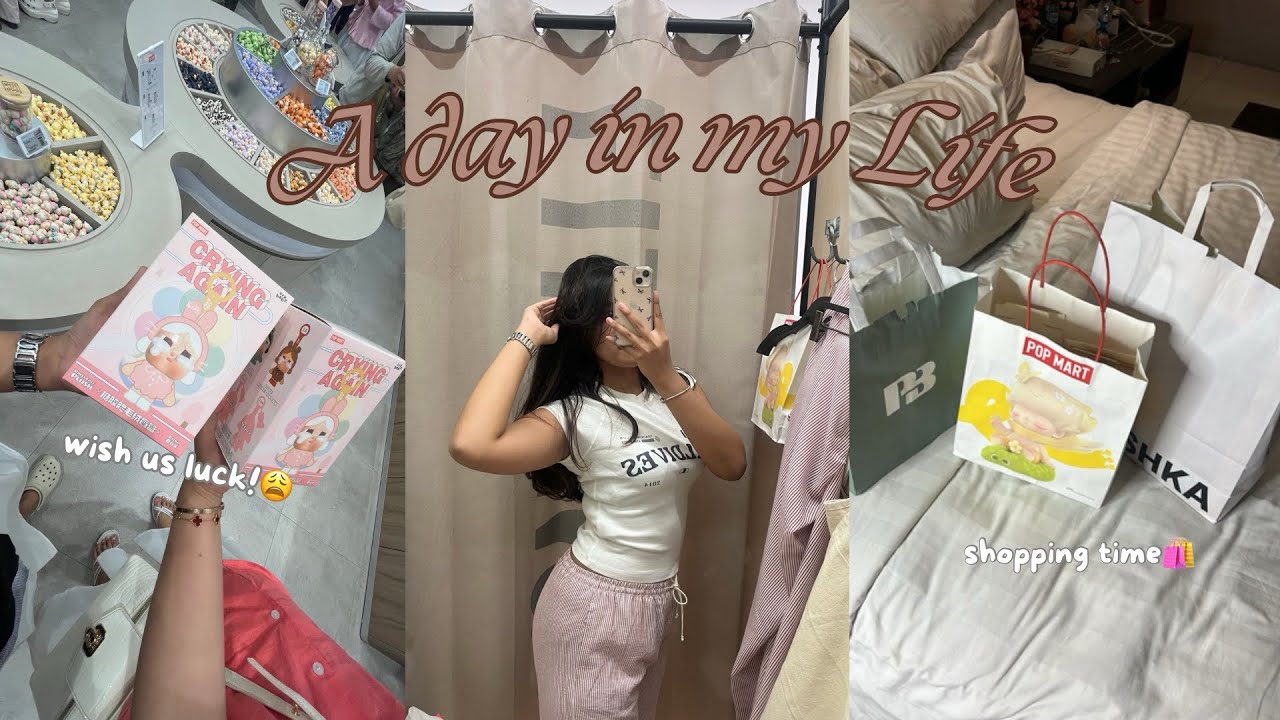 SPEND THE DAY, mall vlog￼,  shopping🛍️, blind box