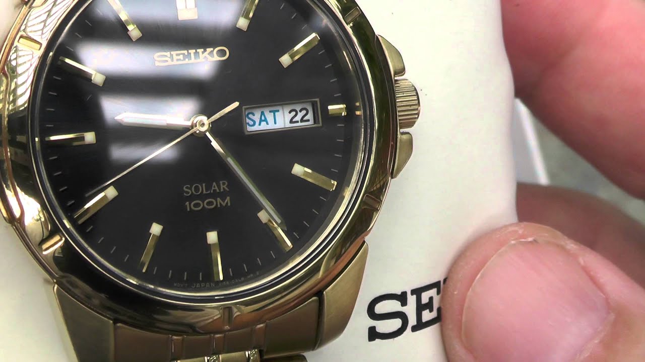 Seiko Solar - Pure Gold - YouTube