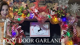 GARLAND FOR THE FRONT DOOR! Decorate with me! by Queen Beez Vintage 5,237 views 3 years ago 16 minutes