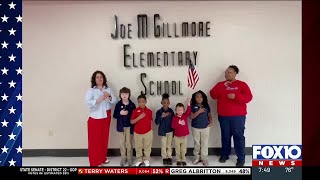 The Pledge Mrs. Keel's Kindergarten Class at Joe Gilmore Elementary School