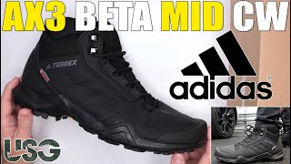 Adidas Outdoor Terrex Ax3 Beta Mid CW Review (Adidas Hiking Boots Review)