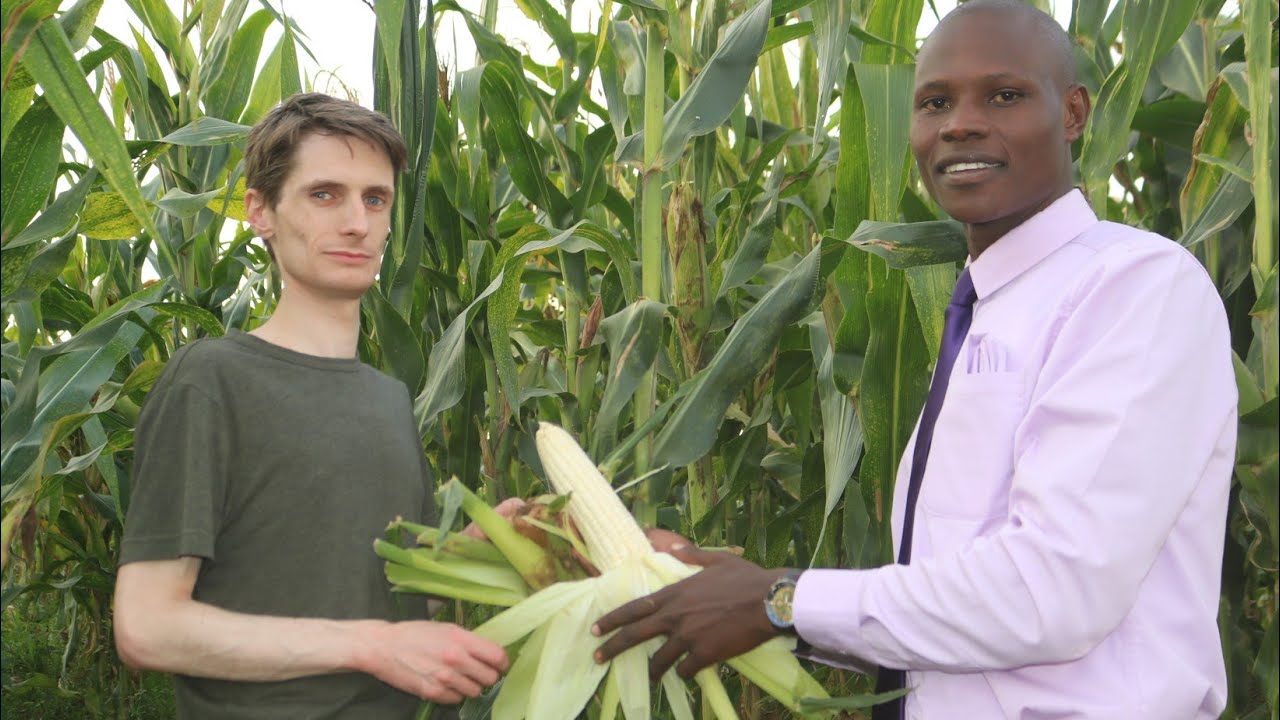 Visiting our crop farm
