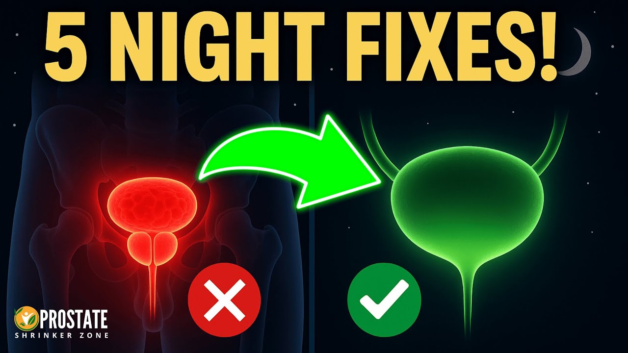 5 Bedtime Habits That FIX an Enlarged Prostate NATURALLY