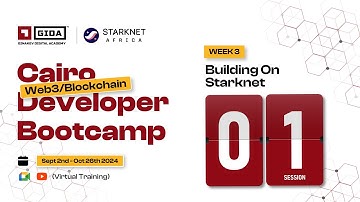 Week 3, Session 1: Cairo Prog, Writing Starknet contracts & Instances (GIDAxStarknet Cairo Bootcamp)