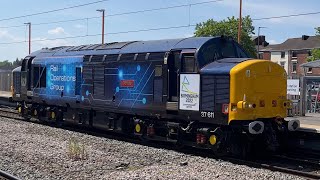 ROG Class 37 611 with 0M57 to Derby R.T.C.Sidings North