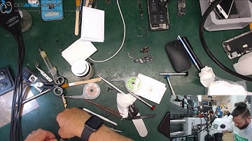 iPhone X DATARESCUE JOB - SHORT ON VDD_MAIN - BOARD REBALL - REPAIR TUTORIAL - SANDWICH BOARD