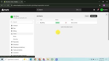 How To Change Shopify Account Email