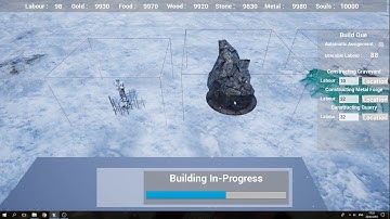 (UE4 RTS) Project Mythos - Build Que