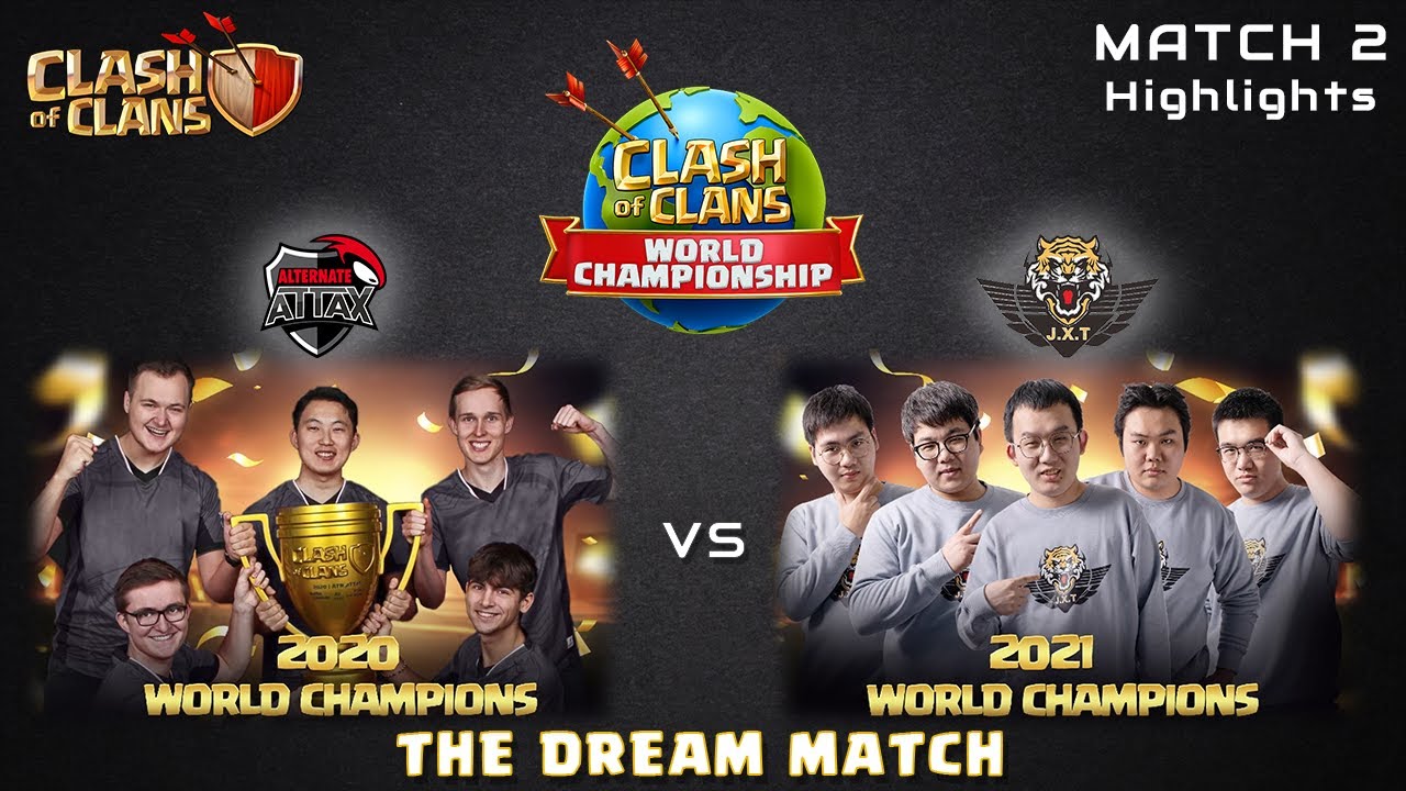 Clash World Champions 2020 vs 2021 Highlights Match 2 | ALTERNATE aTTaX vs J.X. Tigers | COC