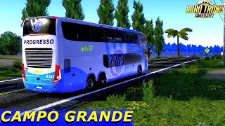 VIAGEM DE ÔNIBUS NO EURO TRUCK SIMULATOR 2 DE CUIABA A CAMPO GRANDE