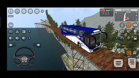 POV BUS SIMULATOR INDONESIA HILL ROAD 😤 RUSH DRIVING 4K ULTRA HDR 🌈
