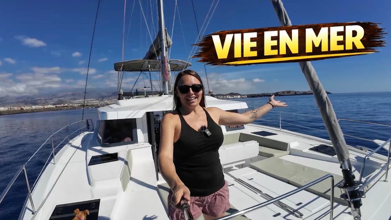 ⁣On quitte les Canaries pour 21 jours en mer (le vrai départ)