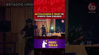 #N60Noticias | EVACÚAN A TRUMP EN MEDIO DE INCIDENTE DE SEGURIDAD EN EE. UU.
