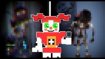 FNAF AR SPECIAL DELIVERY - Flamethrower Endo With 8-Bit Baby CPU Fight!