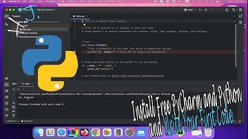 Install Free PyCharm and Python and Write Your First Code