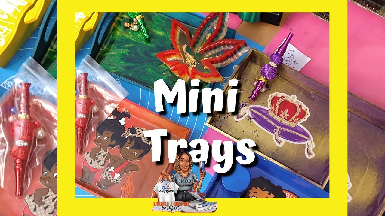 Mini Rolling Tray Using Dollar Tree Craft Item...... YouTube