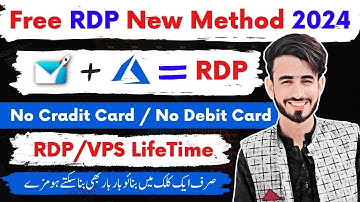 How to Create RDP for Lifetime 2024 | 100% Unique & New Method | Free RDP For Lifetime High Speed