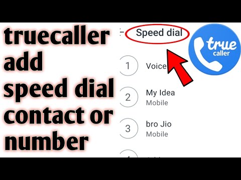 Truecaller // how to speed dial contact or number 2020