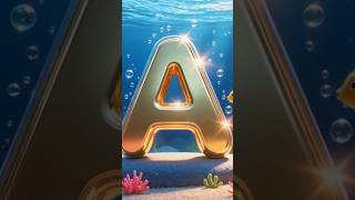 Letter A | Ocean Animals ABC Alphabet Phonics For Children 🐬 Preschool Learning For Kids #kids