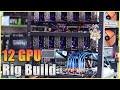12 GPU Rig Build Pt 1 | Ethereum Crypto Mining Rig | Zotac | aaawave | Parallel Miner ZSX