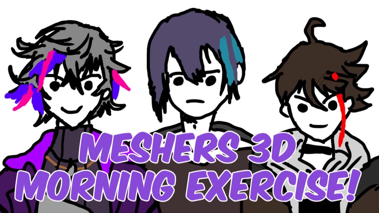 Meshers Surreal First 3D Collab [ENG SUBS]【Fuwa Minato / Saegusa Akina / Mayuzumi Kai / Nijisanji】