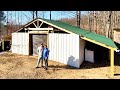 Long-Awaited Upgrade: Off-Grid Pole Barn Door Installation