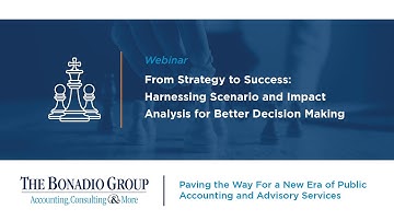 From Strategy to Success: Harnessing Scenario and Impact Analysis for Better Decision Making