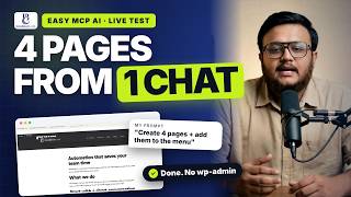 I Let Claude Run My WordPress Site From One Chat (Easy MCP AI Test)