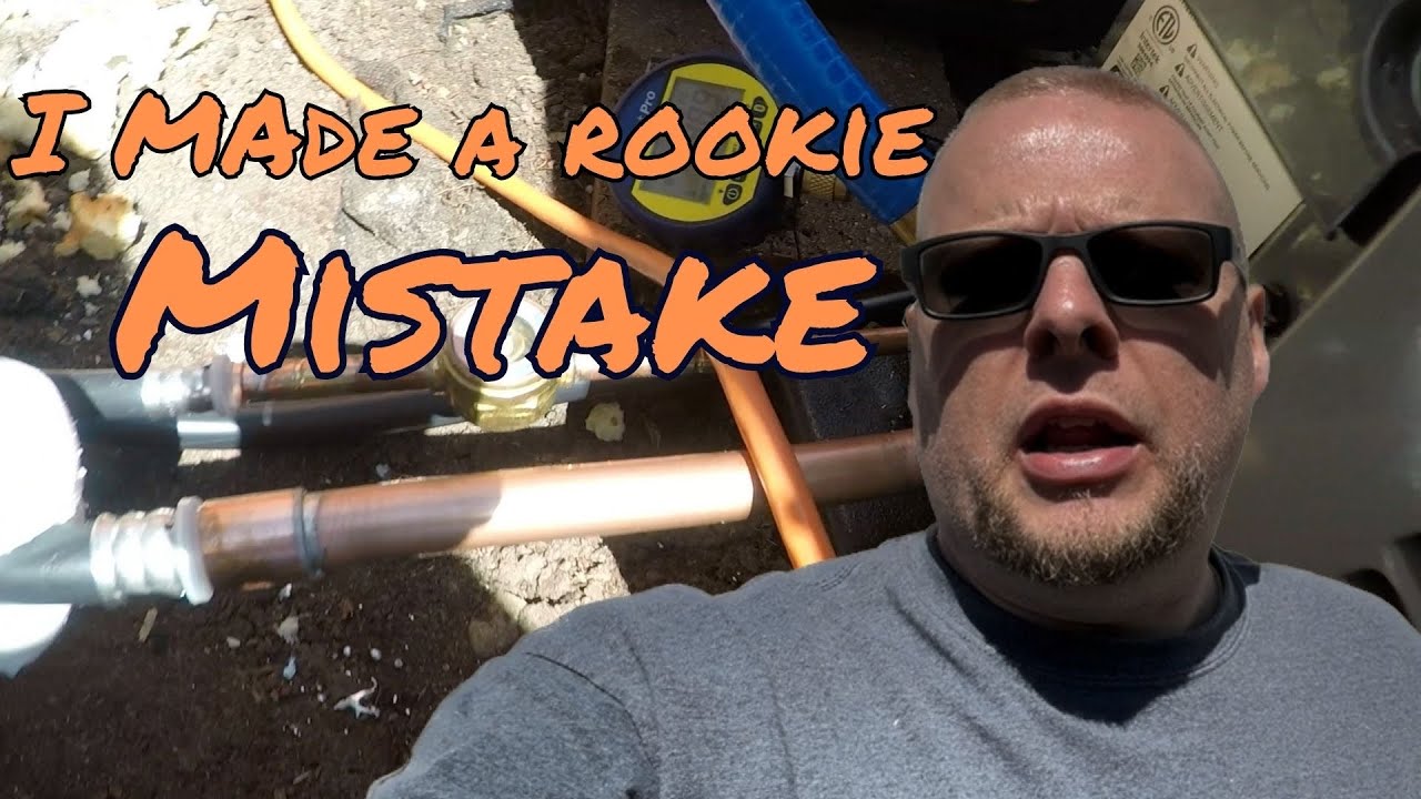 Amana Ac install with Yoga Pipe? See How it's Done! In a trailer YouTube