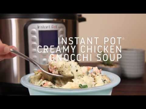 Instant Pot Creamy Chicken Gnocchi Soup