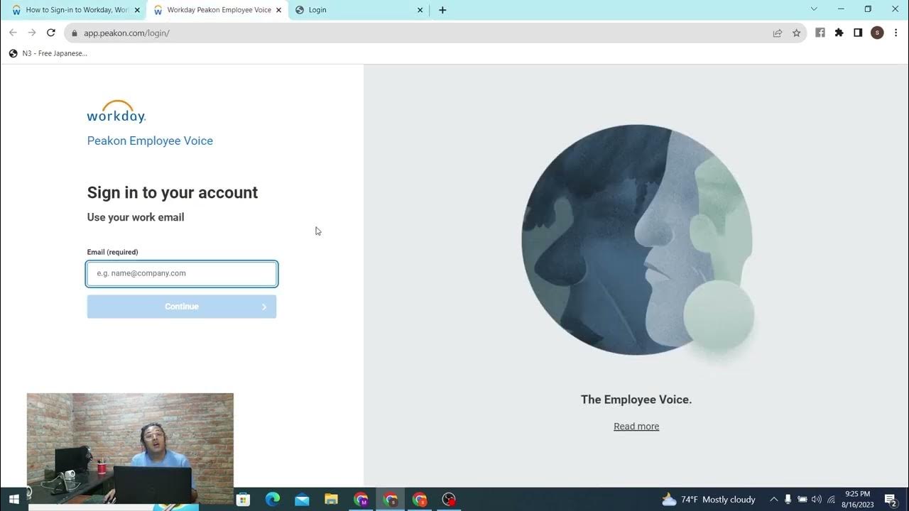 How to log into work workday account online on computer youtube