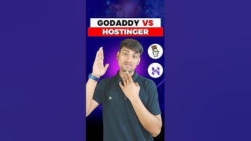 Godaddy Vs Hostinger | Difference Between Godaddy And Hostinger | Cheap Domain Company | #domain