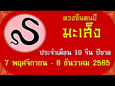 #ดวงตำราจีน คนปีมะเส็ง พฤศจิกายน 2565 #ดวงรายเดือน #ดวงนักษัตรจีน #ดวงคนปีมะเส็ง #ดูดวงพฤศจิกายน2565