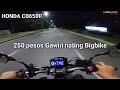 250 pesos mo gawin nating Bigbike HONDA CB650R + RAIDER150fi
