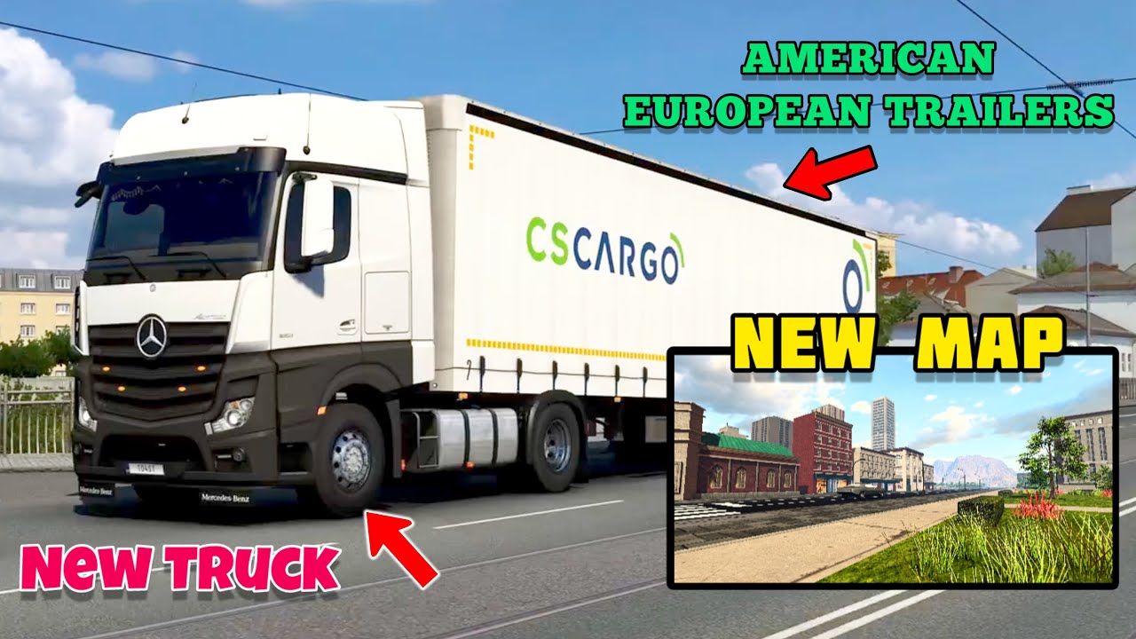 🚛 Truck Simulator : Highway 🚛 All New ' American & European ' Trailers  added by Developers 