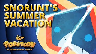 Snorunt’s Summer Vacation ❄ | POKÉTOON Shorts