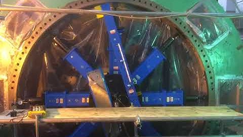 Destec on-site machining 3.5m flange in Iraq