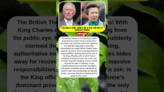 Charles Fails? Anne Takes The British Throne! 👑🔥 #RoyalNews #PrincessAnne #KingCharles