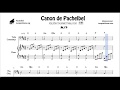 Canon de Pachelbel en D Partitura de Tuba:Contrabajo y Piano DÚO Sheet Music for Tuba Contrabass