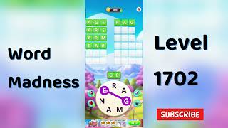 Word Madness Level 1702 Answers 🧠🔥 | All Correct Words Revealed!