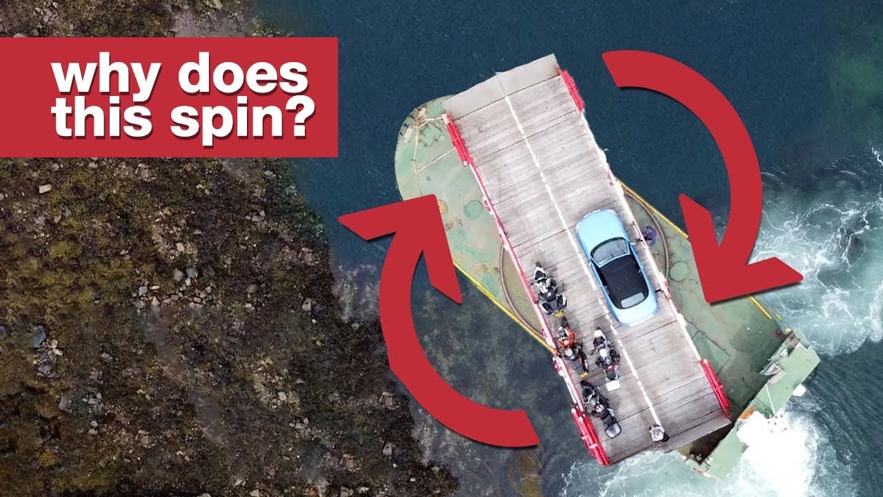 The world's last turntable ferry has a really clever design YouTube