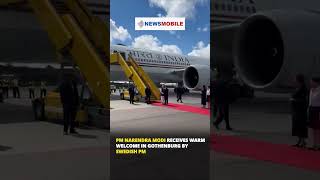 PM Narendra Modi Receives Warm Welcome in Gothenburg by Swedish PM