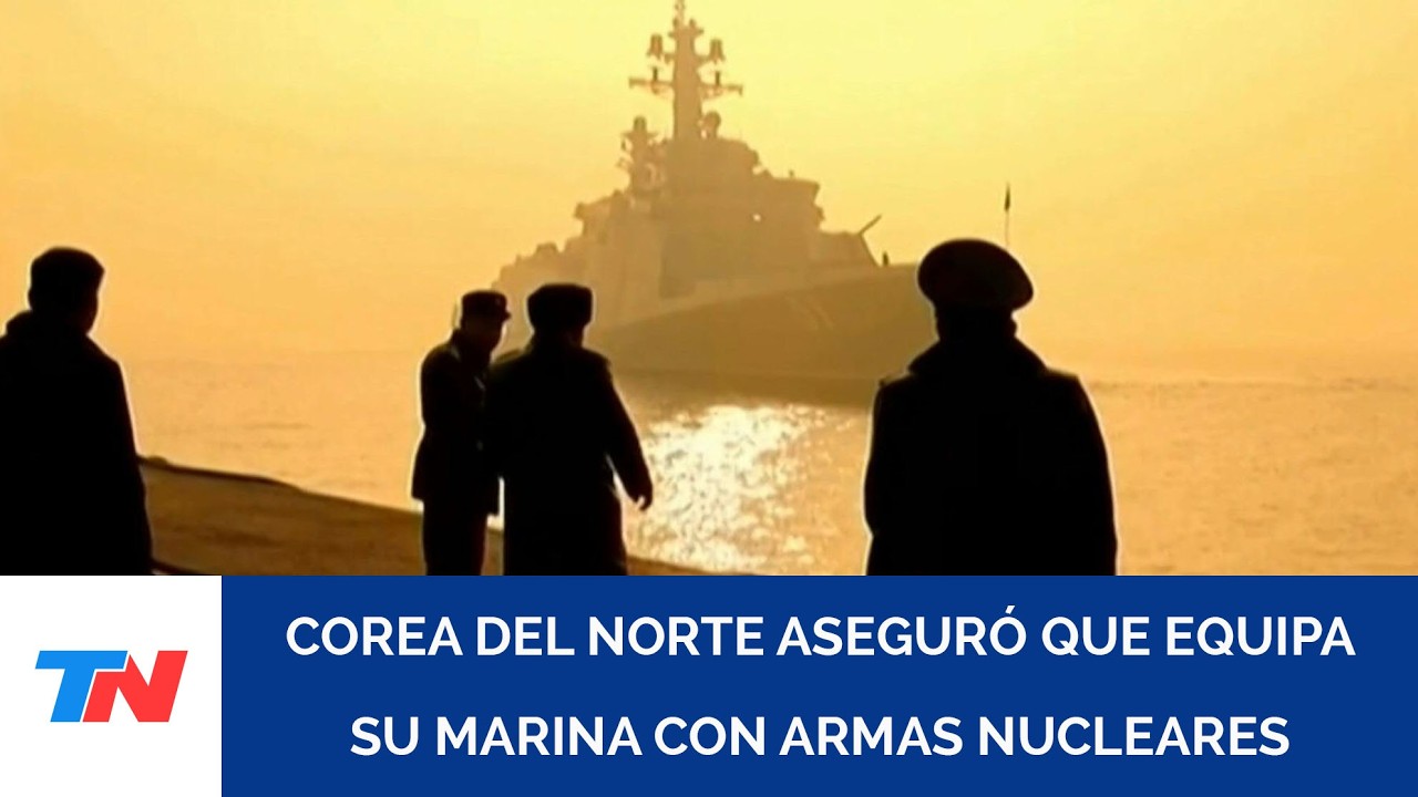 Líder norcoreano afirmó que está equipando a su marina con armas nucleares