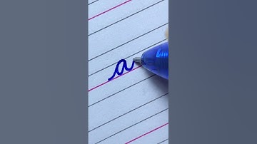 How to write ao in cursive handwriting | How to connect small letters in cursive | 2023