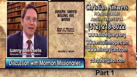 MORMONS IN MY LIVING ROOM PART 1. MORMON MISSIONAR...