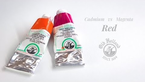 Cadmium Red vs Magenta Red